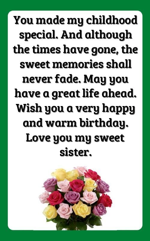 best friend sister birthday wishes